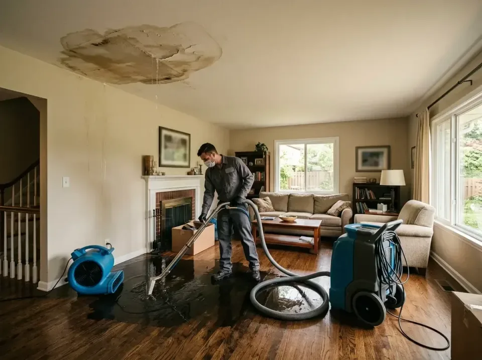 attic-pipe-burst-ceiling-drip-008 — frequently asked questions, Water Damage Restoration & Carpet Care in Lindsborg, KS